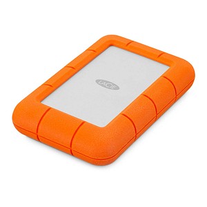 LACIE Rugged Mini 5 TB externe HDD-Festplatte orange, weiß