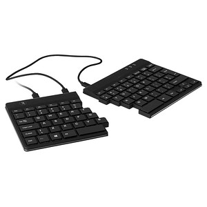 8719274490791 - R-Go Split Ergonomische Tastatur QWERTZ (DE) schwarz drahtgebundenen - Tastatur - QWERTZ - Deutsch - Schwarz