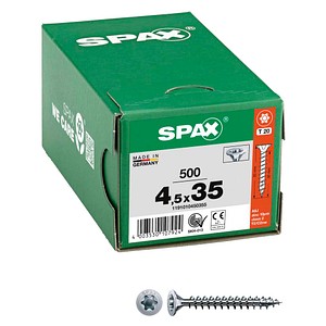 4003530107924 - Universalschrauben T20 Senkkopf WIROX 1191010450355 45 mm x 35 mm 4003530107924 500 Stück