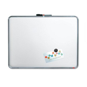 0034138155561 - Weißwandtafel Slimline Stahl magnetisch Kunststoffrahmen 580x430m