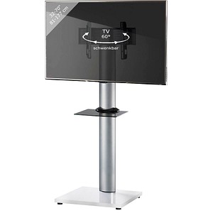4012246172324 - TV-Ständer Onu weiß silber schwarzglas 4012246172324 VCM 4012246172324 - TV-Ständer Onu weiß silber schwarzglas 4012246172324 VCM