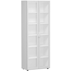 4038933078120 - Aktenschrank Flex S-386821-GTL lichtgrau Acrylglas satiniert 5 Fachböden 800 x 420 x 2160 cm 4038933078120 - Aktenschrank Flex S-386821-GTL lichtgrau Acrylglas satiniert 5 Fachböden 800 x 420 x 2160 cm