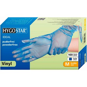 4015544268560 - unisex Einmalhandschuhe IDEAL blau Größe M 4015544268560 100 Stück