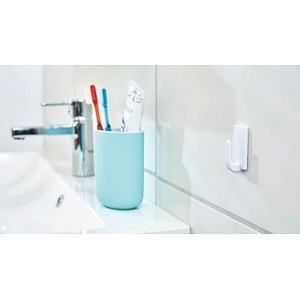 4042448104861 - Global Headquarters-tesa Se - tesa Powerstrips Haken Small Classic weiss Selbstklebehaken Wand