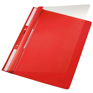 LEITZ Hängehefter Universal 4190 Kunststoff rot 2 x kaufmännische Heftung