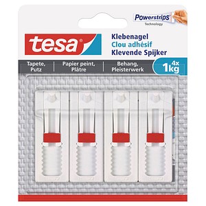 4042448563446 - 4 x Verstellbarer Klebenagel (für Tapeten und Putz 1 kg Höhenverstellbarer selbstklebender Wandnagel bis zu 1 kg Halteleistung pro Nagel) 4er 4042448563446 - 4 x Verstellbarer Klebenagel (für Tapeten und Putz 1 kg Höhenverstellbarer selbstklebender Wandnagel bis zu 1 kg Halteleistung pro Nagel) 4er