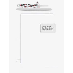 4250073741782 - Versandtaschen Enduro DIN C4 mit Fenster weiß 100 St