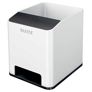 4002432122110 - LEITZ Stiftehalter WOW Duo Colour perlweiß schwarz Polystyrol 2 Fächer 90 x 101 x 100 cm 4002432122110 - LEITZ Stiftehalter WOW Duo Colour perlweiß schwarz Polystyrol 2 Fächer 90 x 101 x 100 cm