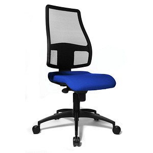 Topstar Bürostuhl Syncro Net, SN100 T38 Stoff blau, Gestell schwarz