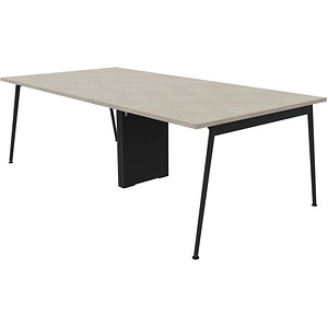 8059519730184 - Konferenztisch X3 X3LT112+X3LT12A CL R 75cm (H) 240cmx120cm (BxT) rechteckig beton dunkelgrau 8059519730184 Quadrifoglio 8059519730184 - Konferenztisch X3 X3LT112+X3LT12A CL R 75cm (H) 240cmx120cm (BxT) rechteckig beton dunkelgrau 8059519730184 Quadrifoglio