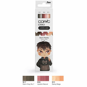 4013695266824 - COPIC Ciao Warm Palette Layoutmarker-Set farbsortiert 10 + 60 mm 4013695266824 COPIC 3 Stück 4013695266824 - COPIC Ciao Warm Palette Layoutmarker-Set farbsortiert 10 + 60 mm 4013695266824 COPIC 3 Stück