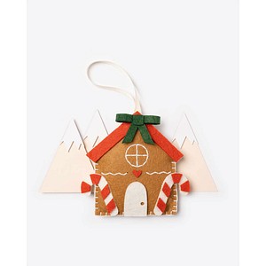 4001868109740 - Mini Filz-Nähset Filzinies 19-teilig Lebkuchenhaus