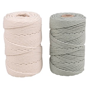 4006166830532 - Makramee Garn grün sand eukalyptus Ø 22 mm