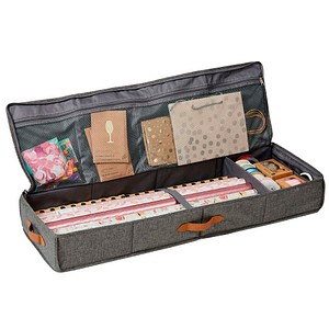 LOVE !T STORE !T Premium Geschenkpapier-Organizer grau 90,0 x 30,0 x 12,0 cm, 1 St.