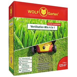 AKTION: WOLF-Garten® V-MIX 125 4 in 1 Vertikutiermix 4,0 kg mit CashBack