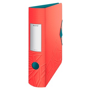 4002432124183 - Ordner Active Urban Chic 1116-00-20 A4 82mm breit Kunststoff vollfarbig rot 4002432124183 Leitz 4002432124183 - Ordner Active Urban Chic 1116-00-20 A4 82mm breit Kunststoff vollfarbig rot 4002432124183 Leitz