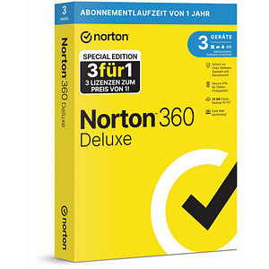 5397231003364 - Norton Life Lock Norton™ 360 Deluxe Special Edition Jahreslizenz 3 Lizenzen Windows Mac Android iOS Sicherheits-Software