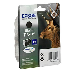 8715946624785 - Original T1301 Hirsch Druckerpatrone schwarz 945 Seiten 254 ml (C13T13014012) 8715946624785 - Original T1301 Hirsch Druckerpatrone schwarz 945 Seiten 254 ml (C13T13014012)