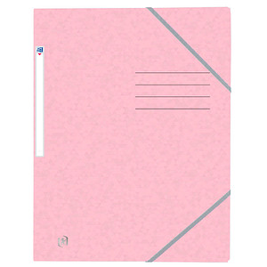 OXFORD Eckspanner TOP FILE+ DIN A4 pastell-rosa