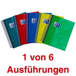 8412771018627 - Collegeblock 400088285 European Book kariert   kariert Rand beidseitig A6+ 90g sortiert 120 Blatt 8412771018627 Oxford