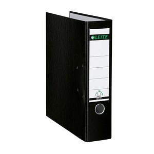 LEITZ 1010 Ordner schwarz Kunststoff 8,0 cm DIN A4 LEITZ 1010 Ordner schwarz Kunststoff 8,0 cm DIN A4