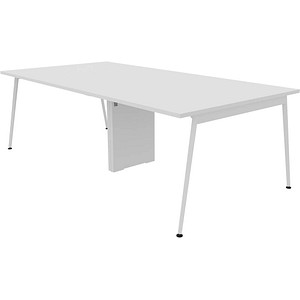 8059519730115 - Konferenztisch X3 X3LT112+X3LT12A BA I 75cm (H) 240cmx120cm (BxT) rechteckig weiß Weiß 8059519730115 Quadrifoglio 8059519730115 - Konferenztisch X3 X3LT112+X3LT12A BA I 75cm (H) 240cmx120cm (BxT) rechteckig weiß Weiß 8059519730115 Quadrifoglio