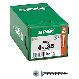4003530169854 - Universalschrauben T20 Senkkopf WIROX 1191010450255 45 mm x 25 mm 4003530169854 1000 Stück