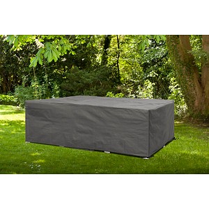 4043153103552 - Gartenmöbel-Schutzhülle BEST grau (anthrazit) B140cm H70cm L140cm Polyester Planen für Lounge-Sets klein small 140x140x70 c