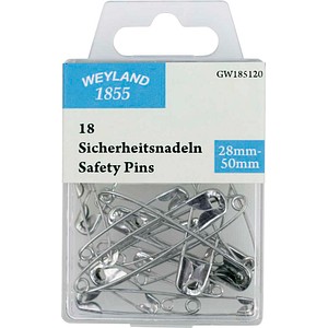 4040881838701 - Sicherheitsnadeln silber 18 St