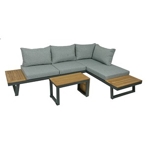 4041908117199 - Sitzgarnitur Sitzgruppe Holz Garten Lounge Set Gartenmöbel Massiv Tisch Sofa