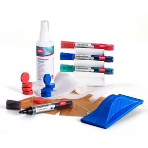 5028252139793 - nobo Starter-Kit 32-teilig Whiteboard-Marker-Set farbsortiert 1 Set