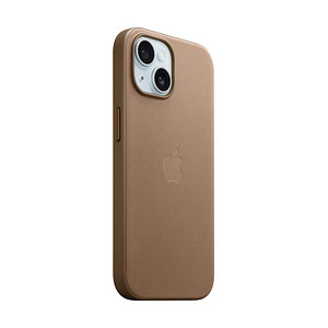 0194253945420 - Feingewebe Case mit MagSafe Handy-Cover für iPhone 15 taupe 0194253945420 Apple