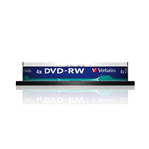 0023942435525 - DVD-Rohlinge 43552 DVD-RW wiederbeschreibbar 47 GB Spindel  0023942435525 10 Stück