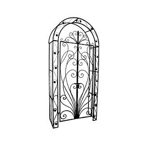 4041908110732 - Rankbogen mit Tor BAGANA Metall braun Bogen 1080 x 2290 cm 4041908110732 Garden Pleasure 4041908110732 - Rankbogen mit Tor BAGANA Metall braun Bogen 1080 x 2290 cm 4041908110732 Garden Pleasure