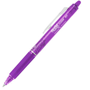PILOT FRIXION ball CLICKER Tintenroller purple 0,4 mm, Schreibfarbe: lila, 1 St.