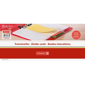 4003273168855 - Trennstreifen rot 180 g qm Karton 10 St