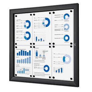 8595578320244 - Schaukasten schwarz 6x DIN A4 8595578320244 Showdown Displays 8595578320244 - Schaukasten schwarz 6x DIN A4 8595578320244 Showdown Displays