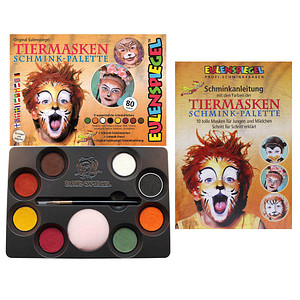 4028362208038 - EULENSPIEGEL? Tiermasken Kinderschmink-Set farbsortiert 4