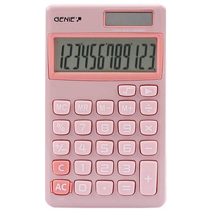 GENIE Taschenrechner 212P pink