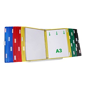 tarifold Sichttafelsystem 433609 DIN A3 farbsortiert mit 60 St. Sichttafeln