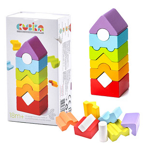 4823056515009 - Stapelturm Lernspielzeug 4823056515009 CUBiKA 4823056515009 - Stapelturm Lernspielzeug 4823056515009 CUBiKA