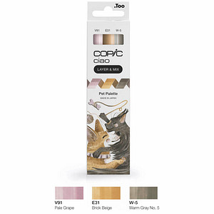 4013695266732 - COPIC Ciao Pet Palette Layoutmarker-Set farbsortiert 10 + 60 mm 4013695266732 COPIC 3 Stück 4013695266732 - COPIC Ciao Pet Palette Layoutmarker-Set farbsortiert 10 + 60 mm 4013695266732 COPIC 3 Stück