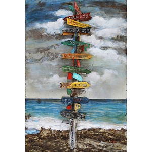 4041908127600 - Wandbild 3D Wegweiser 4041908127600 Garden Pleasure 4041908127600 - Wandbild 3D Wegweiser 4041908127600 Garden Pleasure