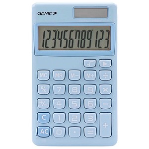 GENIE 212B Taschenrechner blau