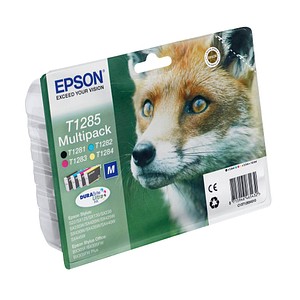 8715946624662 - C13T12854012 T1285 Tintenpatrone MultiPack BkCMY 59 ml + 3x35 ml VE=4 für Stylus S 22 SX 235 W SX 420 SX 430 W Stylus S 22 SX 235 W SX 420 SX 430 W 8715946624662 - C13T12854012 T1285 Tintenpatrone MultiPack BkCMY 59 ml + 3x35 ml VE=4 für Stylus S 22 SX 235 W SX 420 SX 430 W Stylus S 22 SX 235 W SX 420 SX 430 W