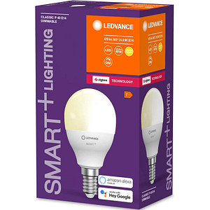 4058075485150 - ZigBee SMART+ Mini bulb LED Lampe dimmbar (ex 40W) 49W 2700K Warmweiß E14 4058075485150 - ZigBee SMART+ Mini bulb LED Lampe dimmbar (ex 40W) 49W 2700K Warmweiß E14