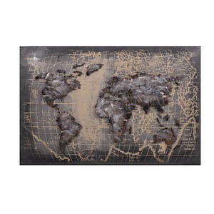 4041908127617 - Wandbild 3D Weltkarte grau 4041908127617 Garden Pleasure 4041908127617 - Wandbild 3D Weltkarte grau 4041908127617 Garden Pleasure