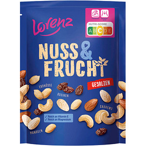 4018077003950 - Nuss & Frucht gesalzen Studentenfutter 4018077003950 Lor