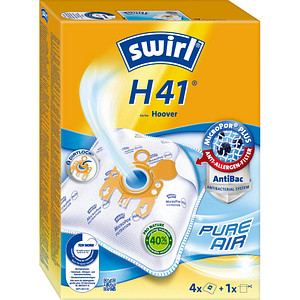 4006508179367 - Staubsaugerbeutel H41   H41 MicroPor Plus AirSpace für Hoover Staubsauger H22A H30 H52 = H38 - Swirl