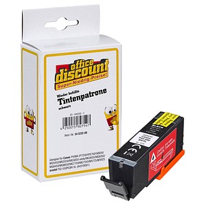 office discount  schwarz Druckerpatrone kompatibel zu Canon PGI-550XL PGBK
